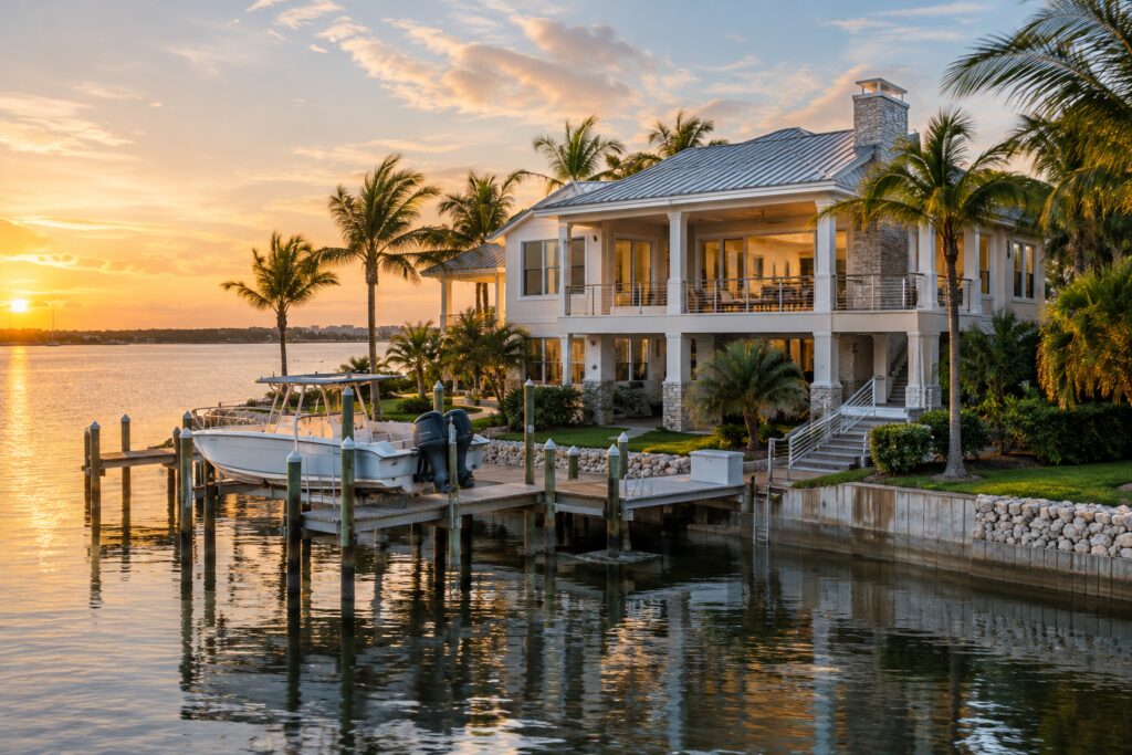 Dock Entitlements, Elevation Height, and Salt-Air Materials: The Real Value Drivers in Vero Beach Waterfront Estates