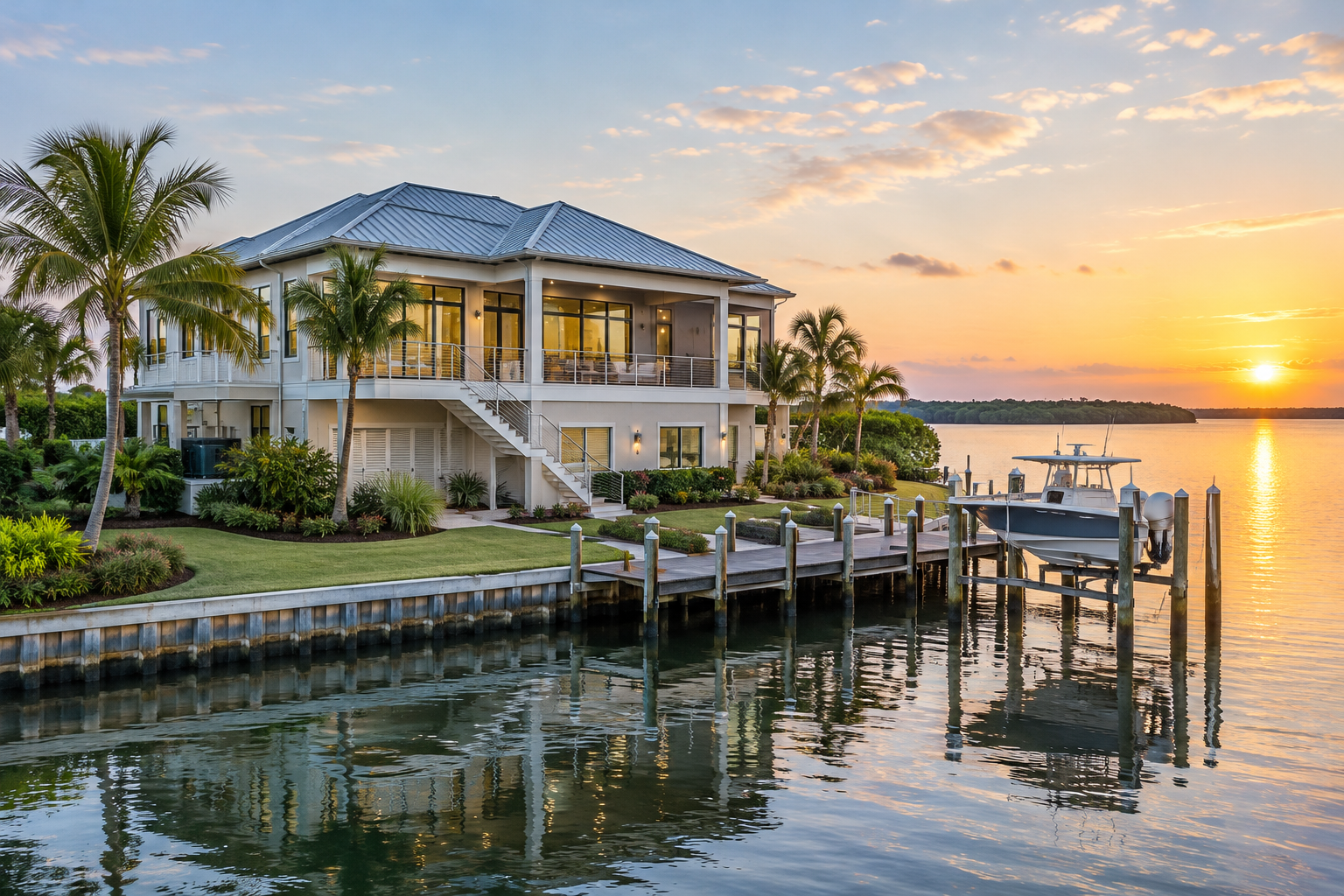 Elevated Mechanical Courtyards and Salt-Line Materials: A Vero Beach Playbook for Riverfront and Oceanfront Estates